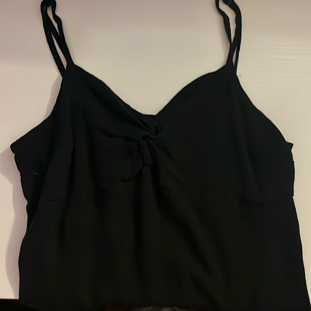 SO, brand new, never worn, black,Tank Top, kind of cropped, size medium.